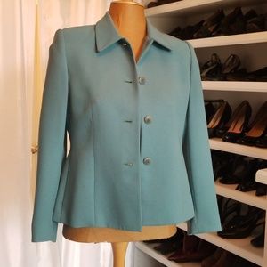Petite Sophisticate Teal Blazer